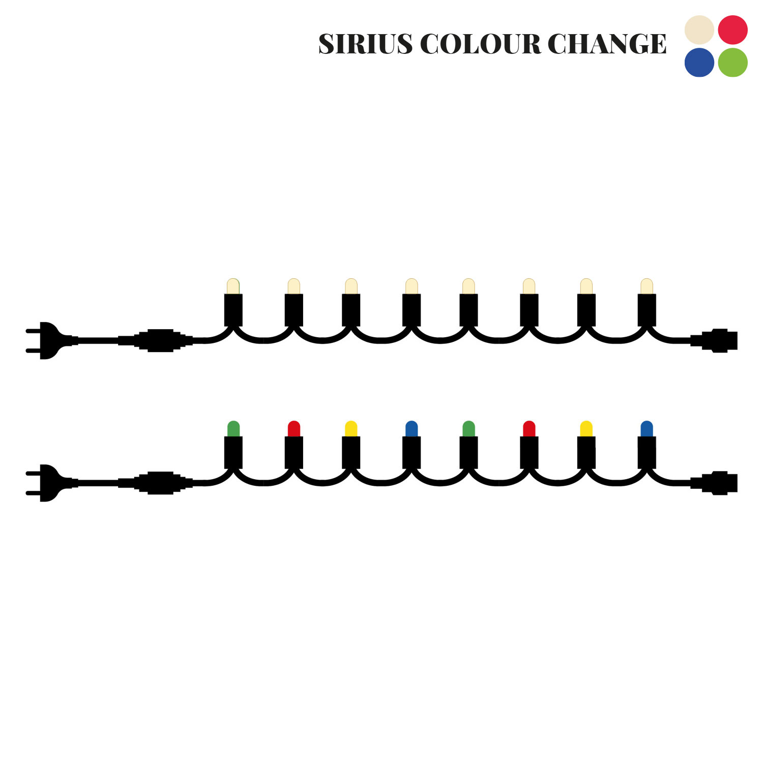 Tech-Line Starter set 45 LED, 4.5m, Colour Change