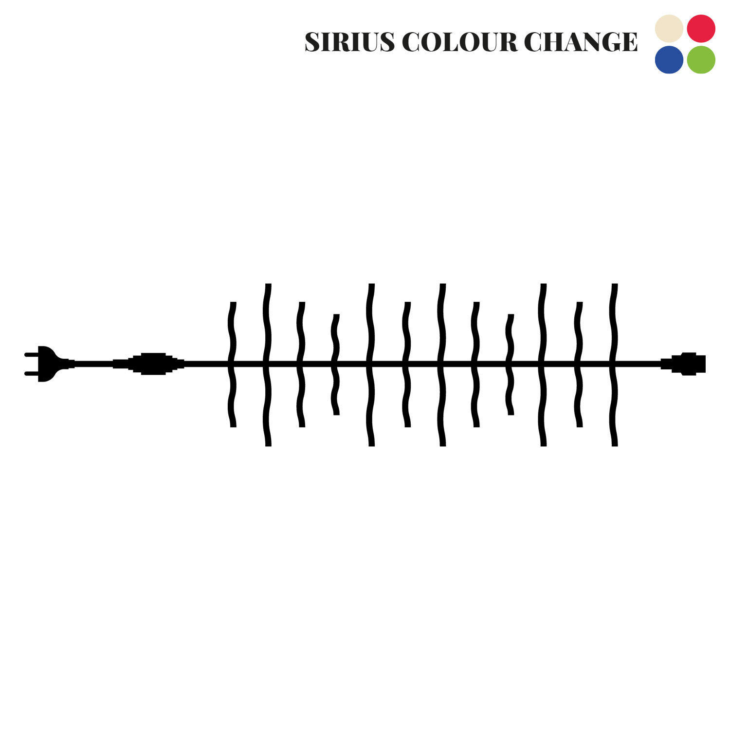 Tech-Line Cluster Starter set 180 LED, 3m, Colour Change