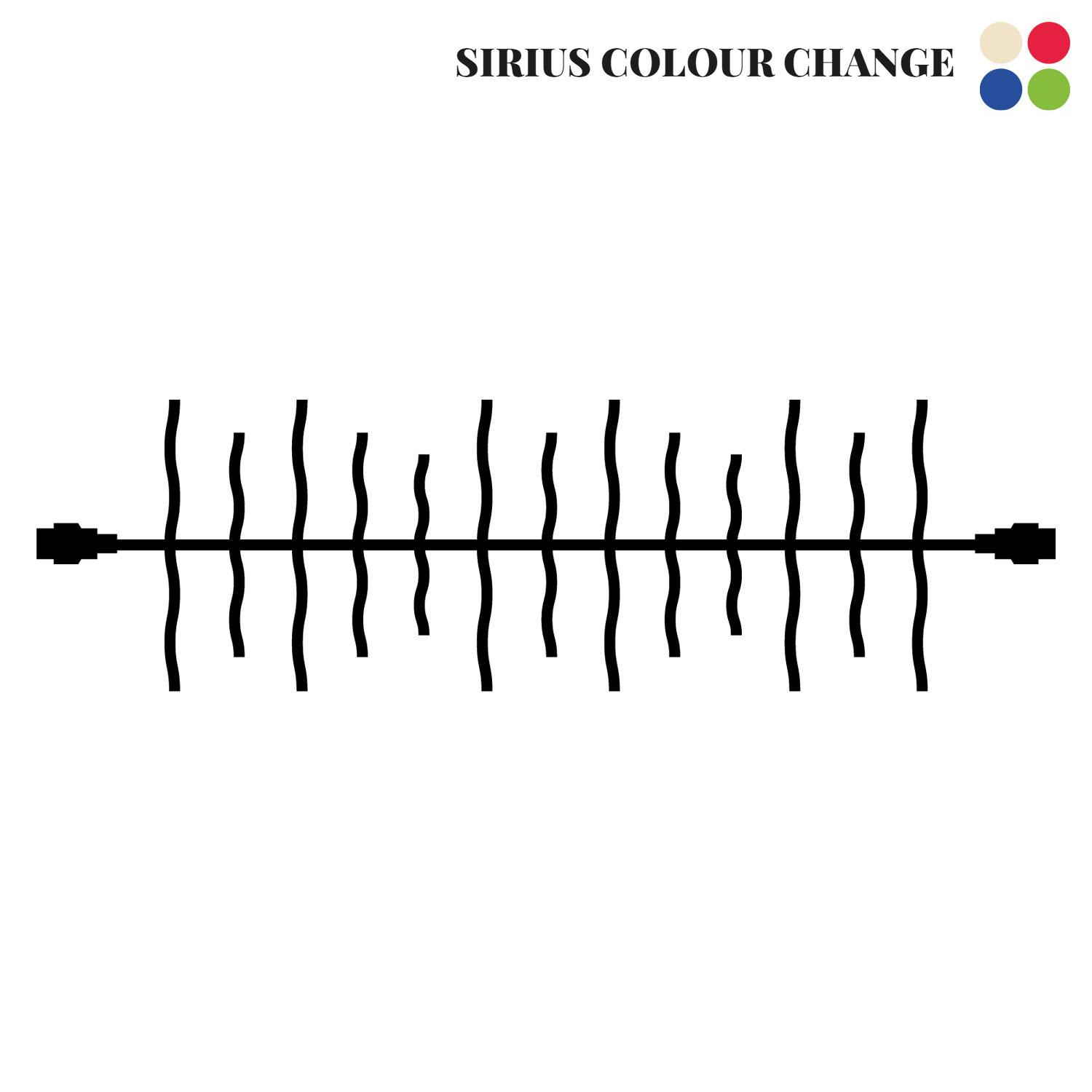 Tech-Line Cluster Supplement 180 LED, 3m, Colour Change