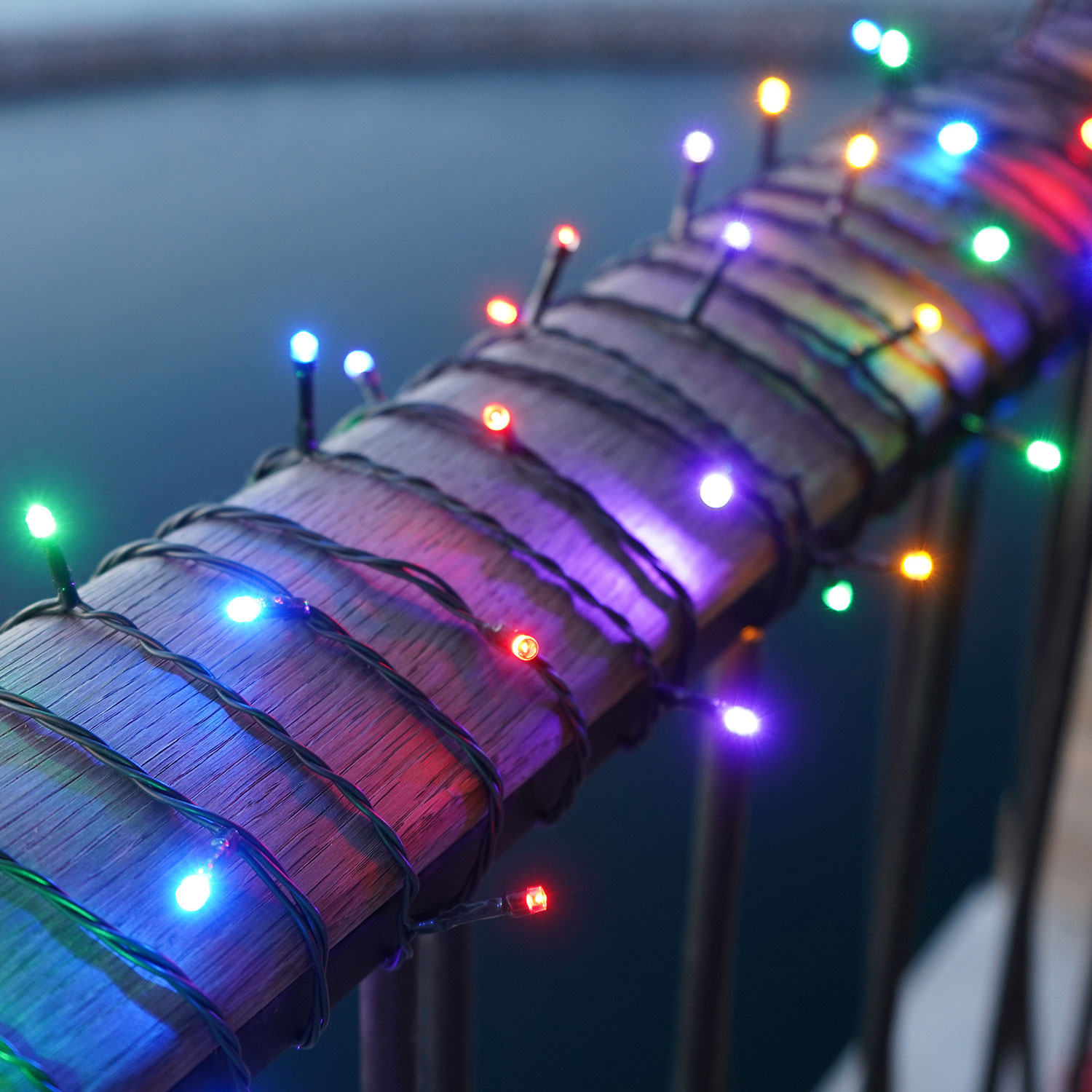 Easy-Line Battery Chains, 80 LED, 7,9m, Multi Colour