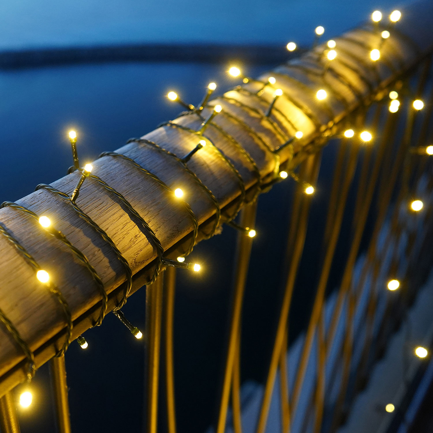 Easy-Line Battery Chains, 200 LED, 9,95m, Warm White