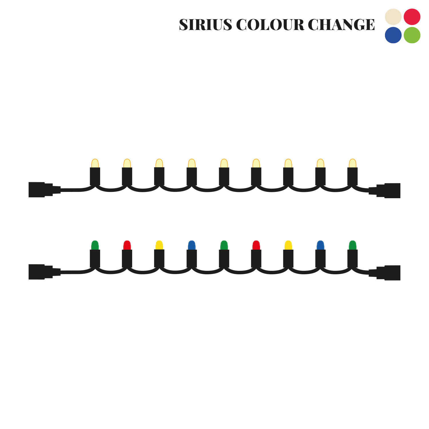 Easy-Line Extendable Supplement 100 LED, 10m, Colour Change