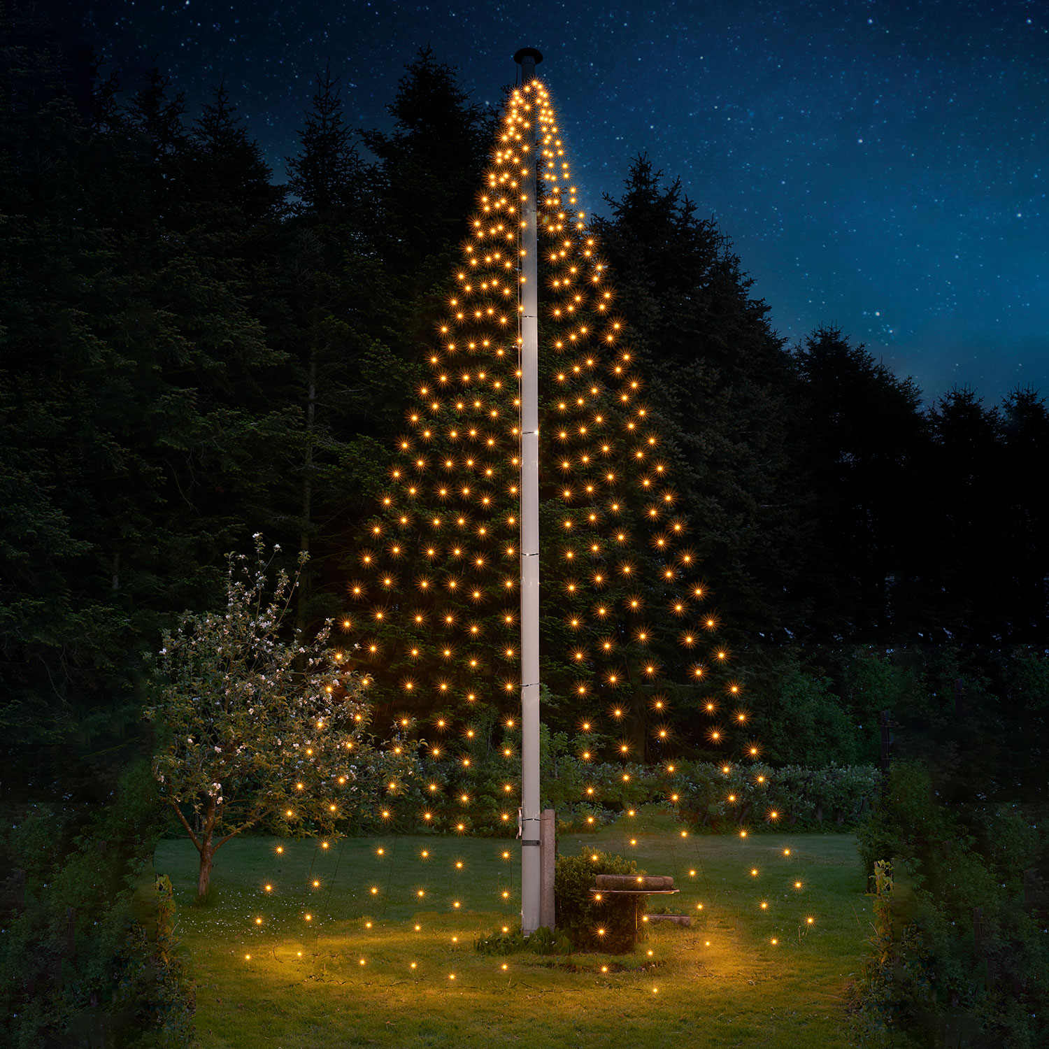 Top-Line Flag Pole 10.35m, 22 drops, 1518 LED