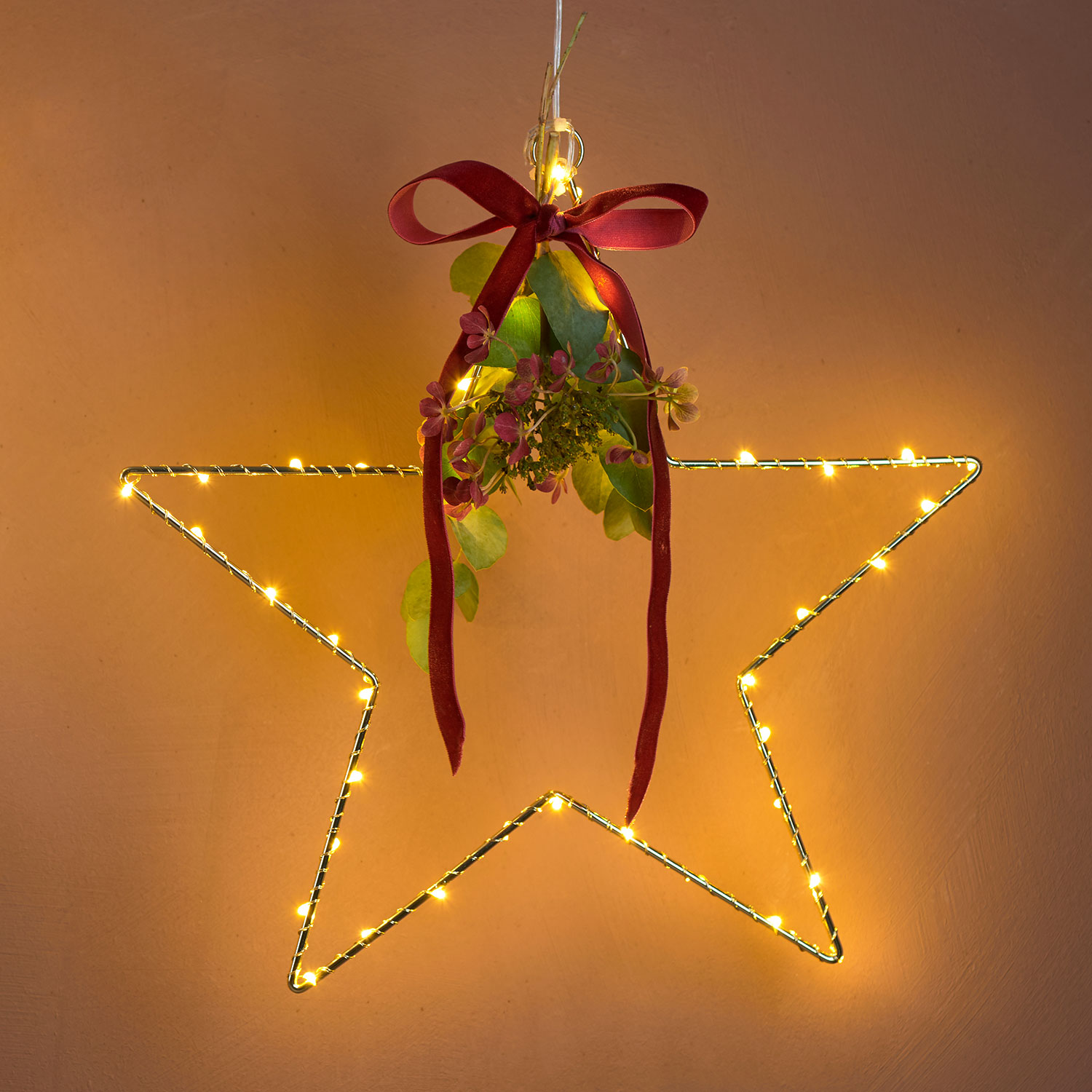 Liva Star 30cm, 40 LED, Gold