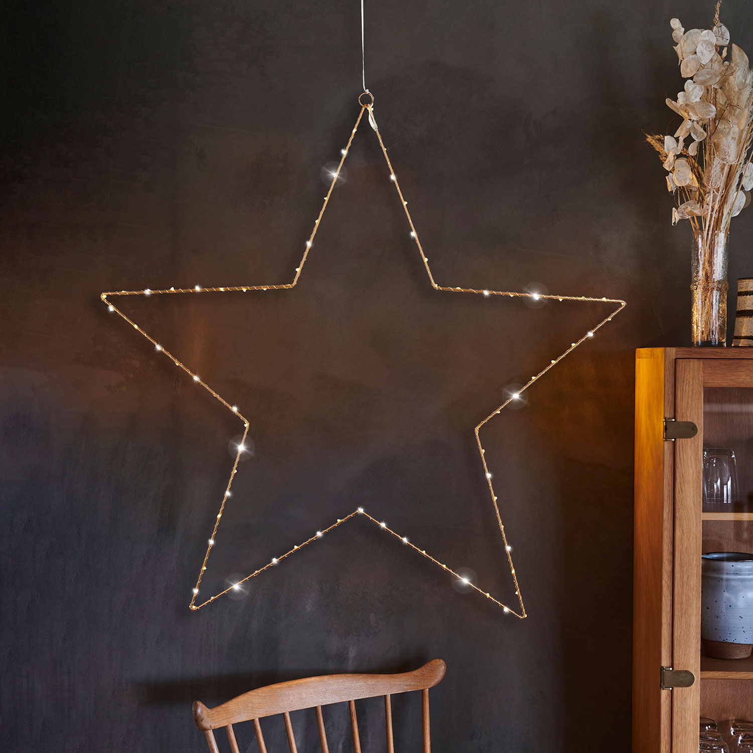 Liva Star 70 cm, 80 LED, Gold