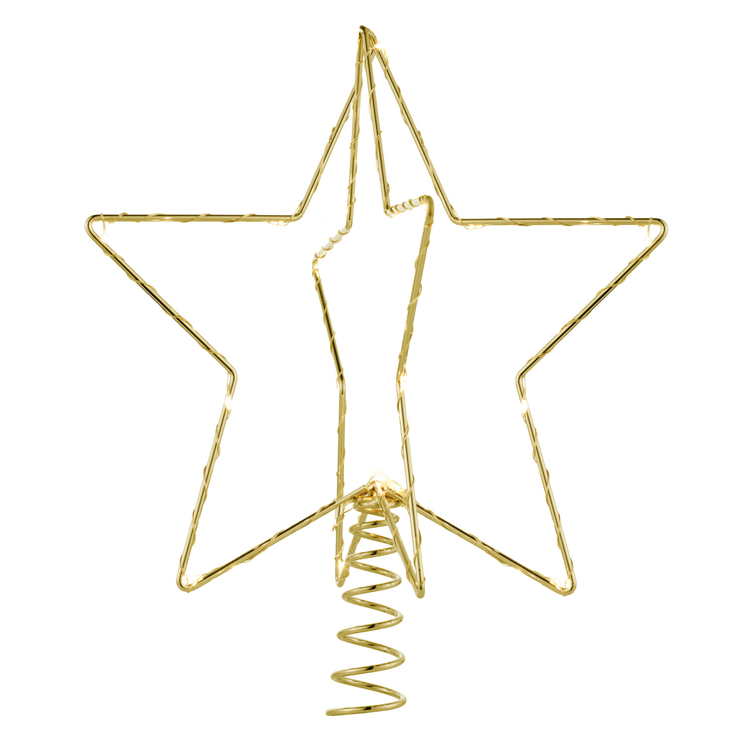 Christina Christmas Top, H25cm, Gold