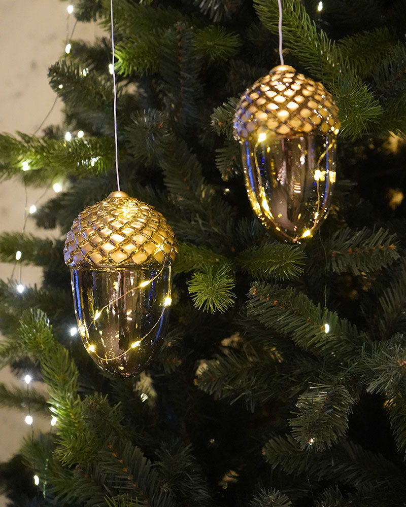 Celina Acorn 13 cm, Dark Oak/Gold