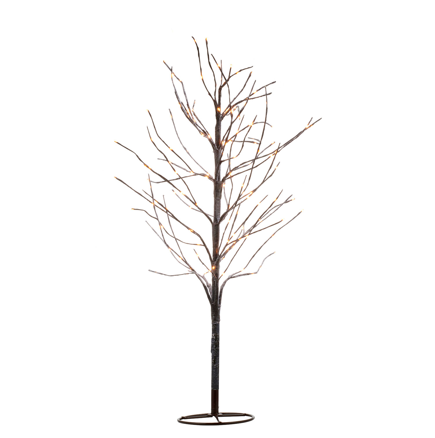 Kira Tree 90cm, Brown/Snowy White - 96 LED