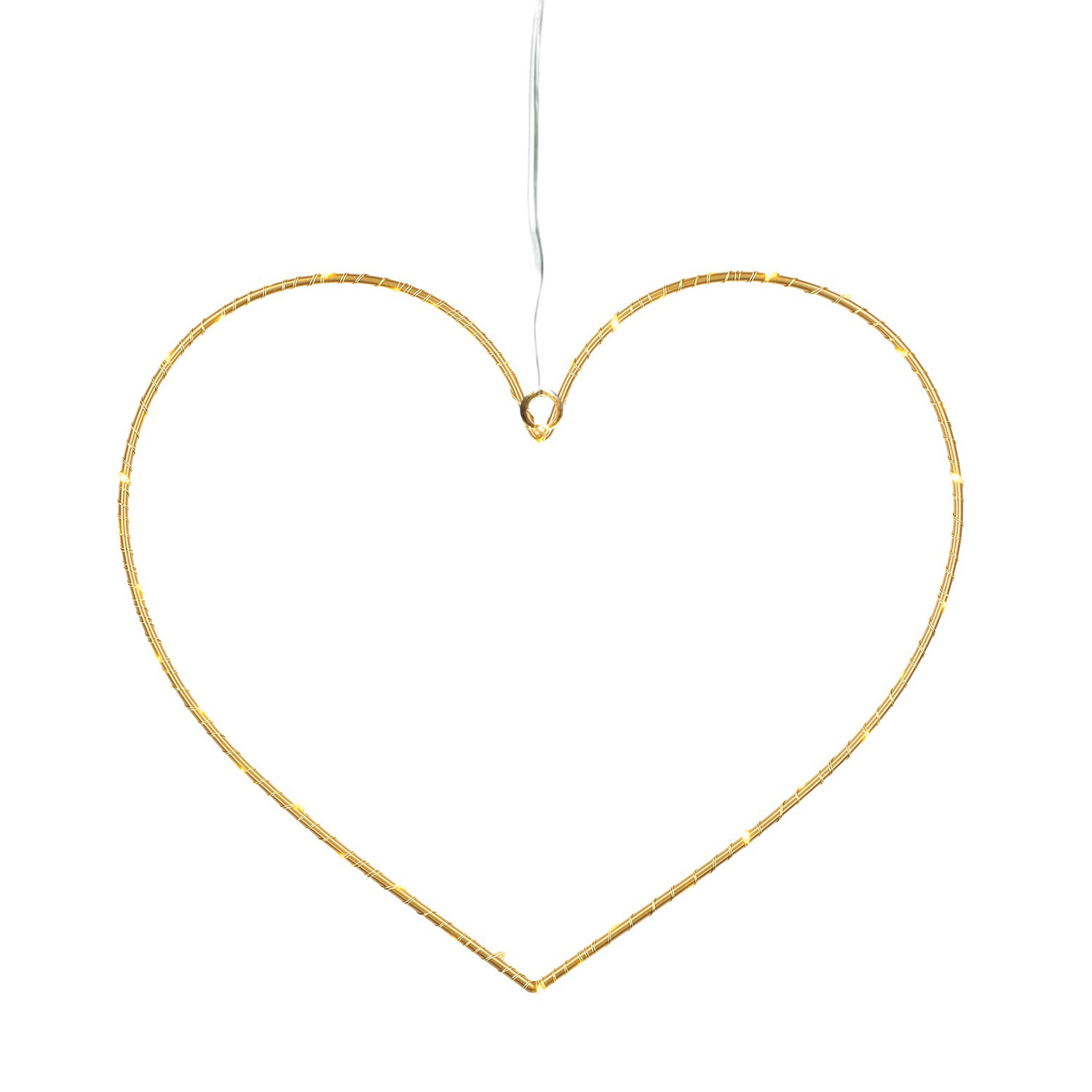 Liva Heart 64cm, 40 LED, Gold