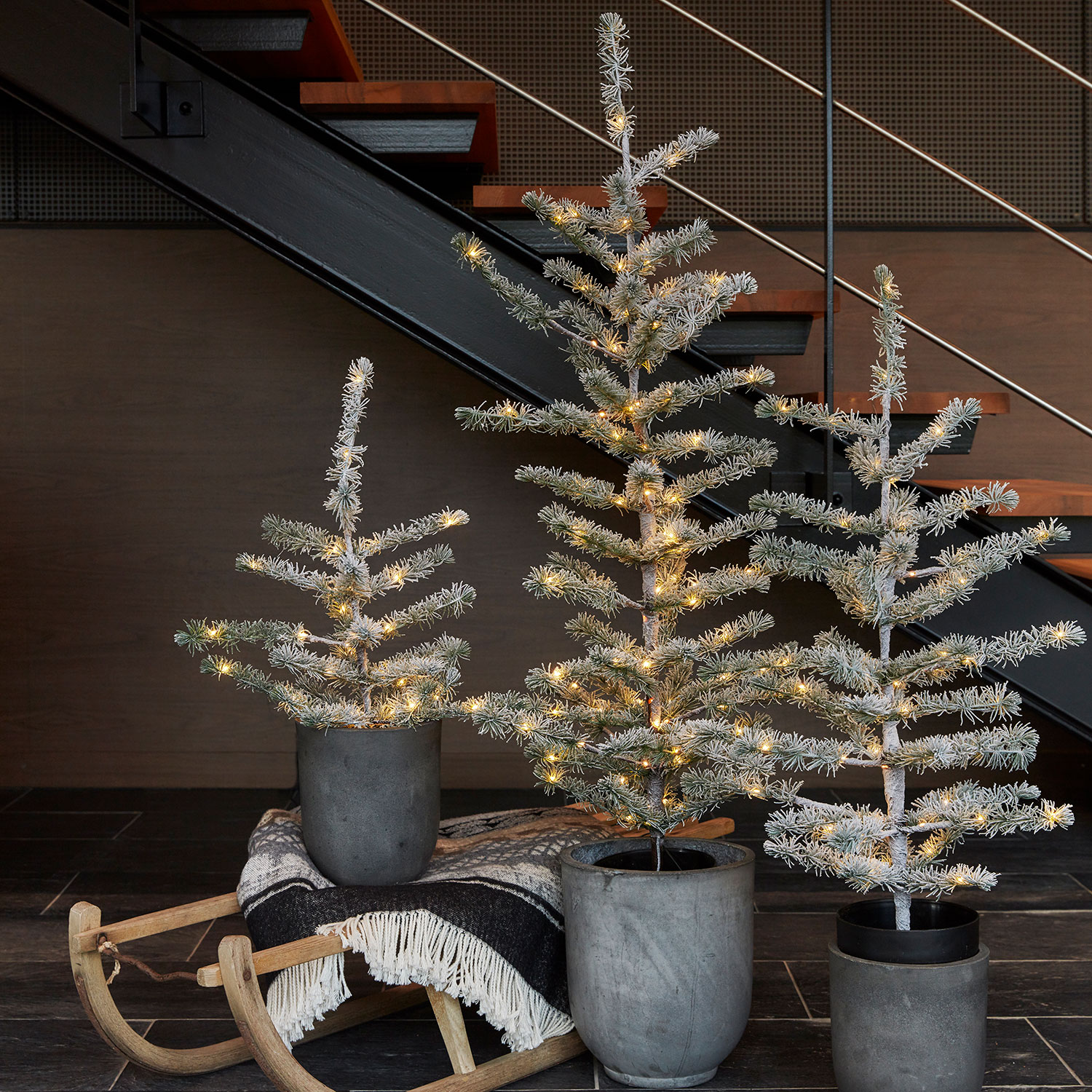 Alfred Tree 1.2m, Snowy - 100 LED