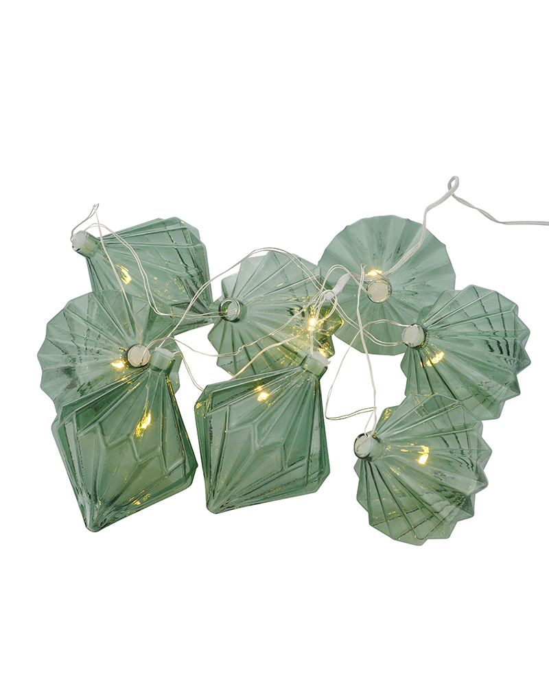 Nellie Garland 8 LED, Green