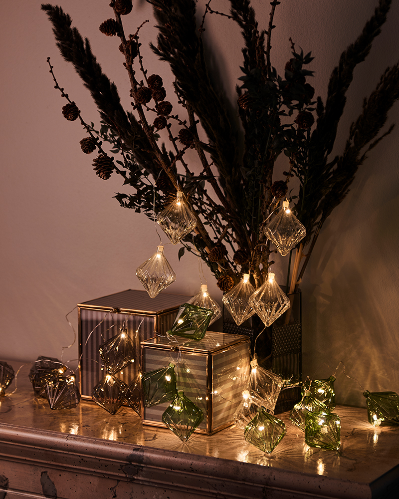 Nellie Garland 8 LED, Green