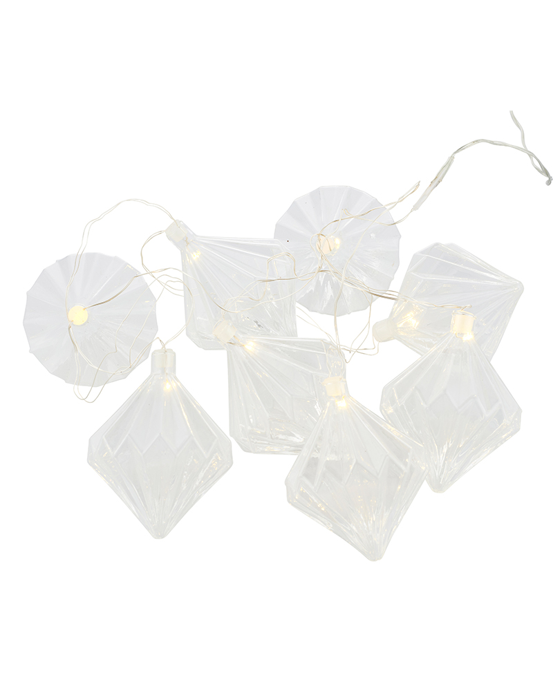 Nellie Garland 8 LED, Clear