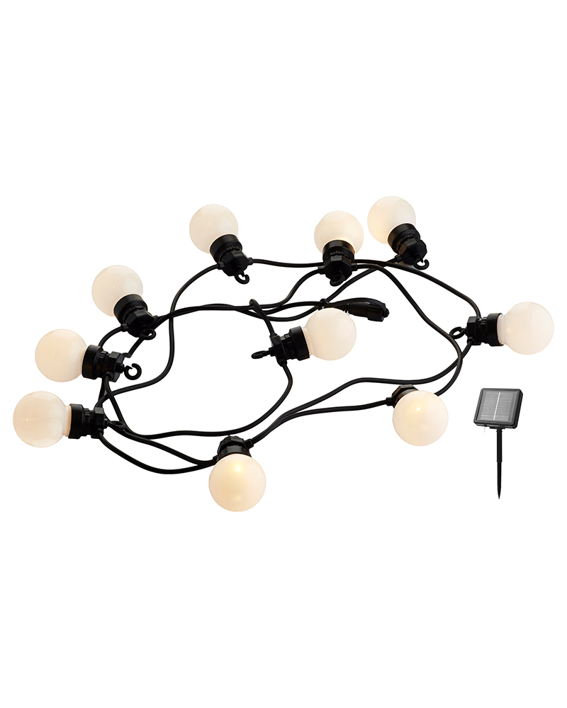 Lucas Solar Starter set, 10 LED, Mat White