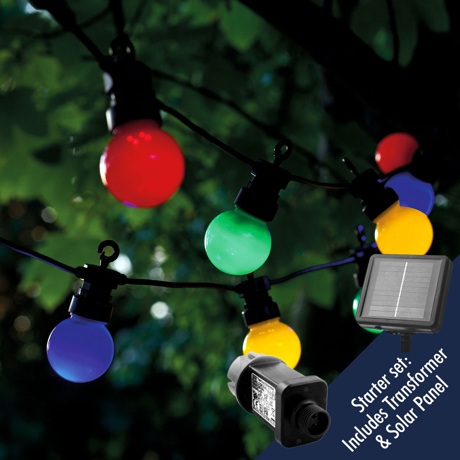 Lucas Starter set Solar/Transformer, 3m, Multicolour