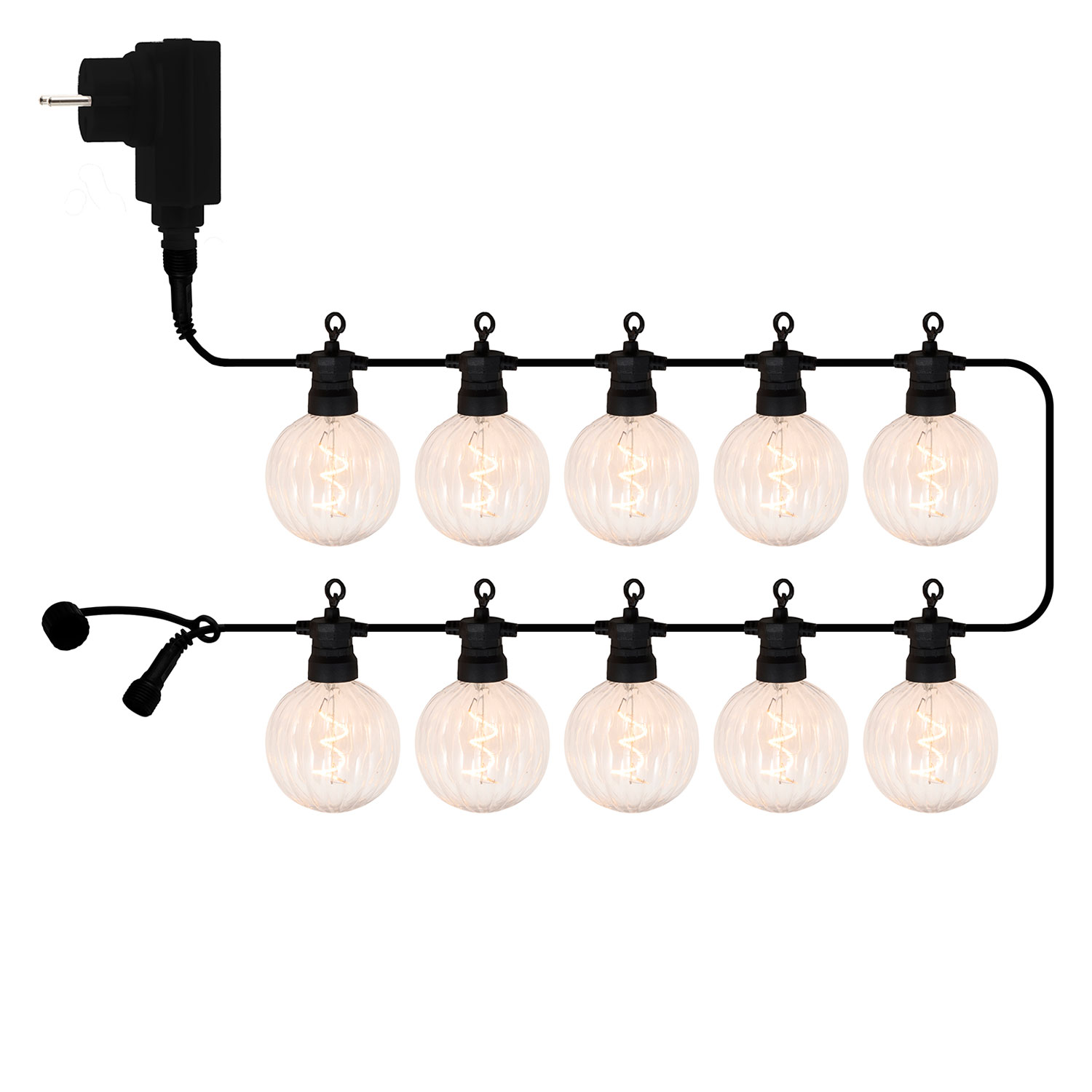Luke Starter set 10 LED, 5m, Clear