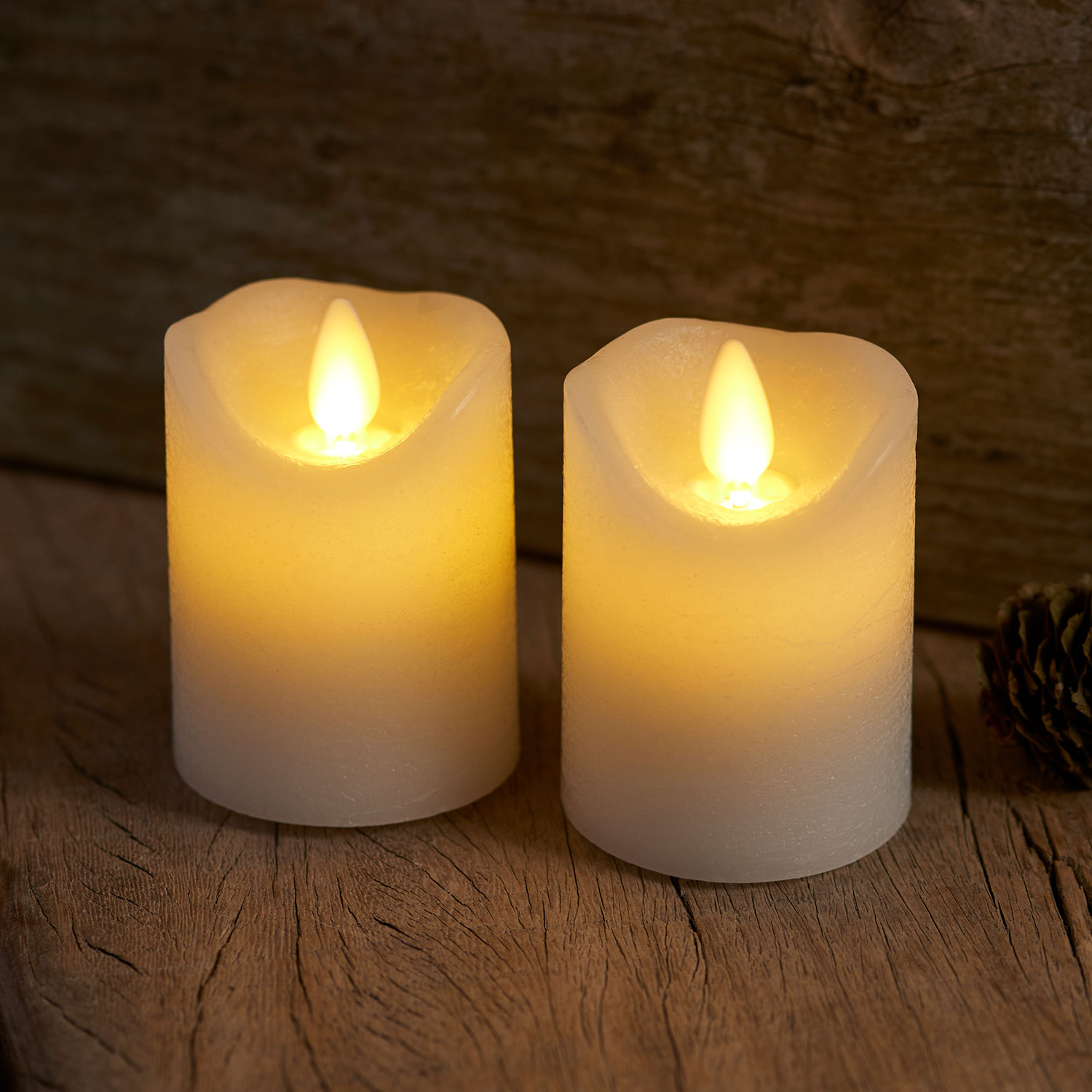 Sara Mini 2 pcs Ø5 x 6.5cm, White