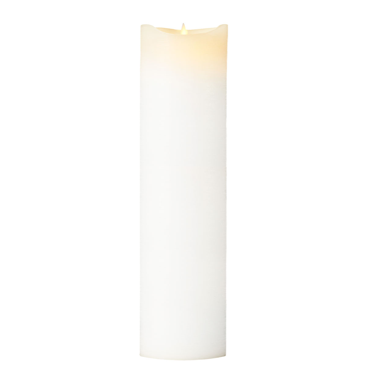 Sara Pillar Candle Ø10 x 40cm, White