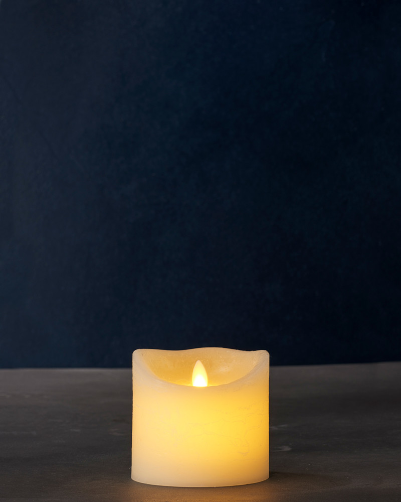 Sara Pillar Candle Ø10 x 10.4cm, Almond