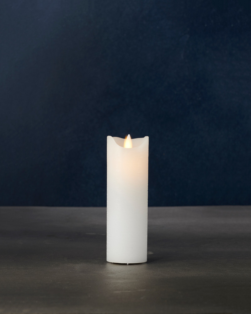 Sara Pillar Candle Ø5 x 15cm, White