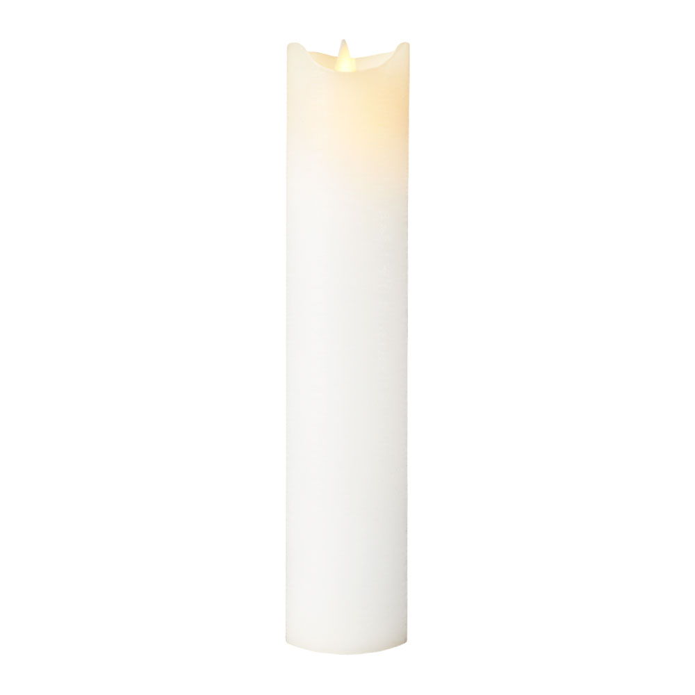 Sara Pillar Candle Ø5 x 25cm, White