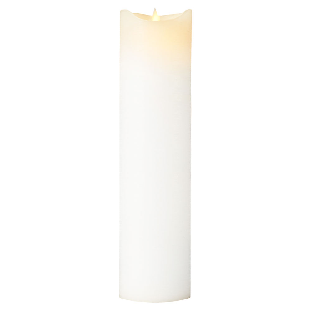 Sara Pillar Candle Ø7.5 x 30cm, White