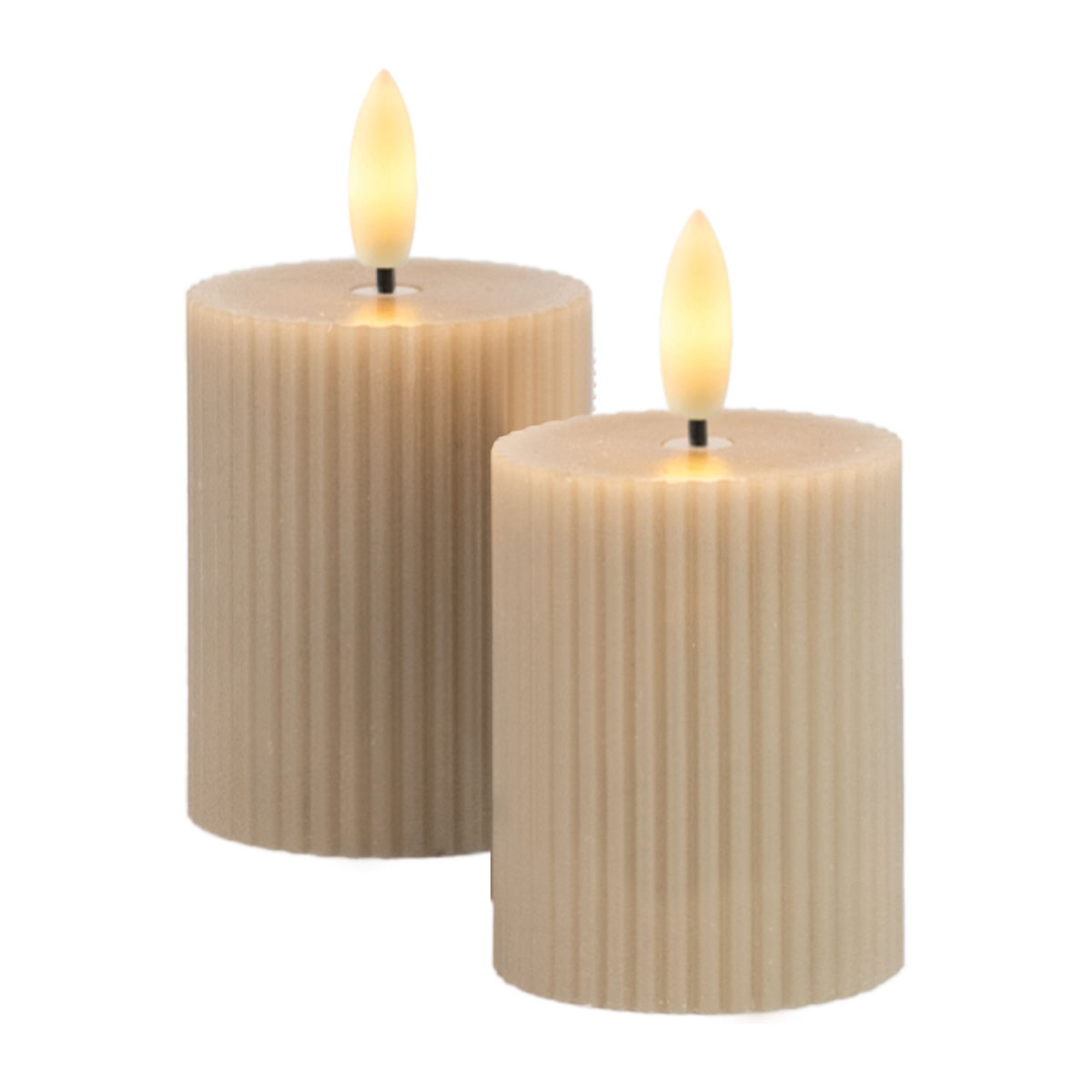 Smilla Rechargeable 2 pcs. set, warm grey