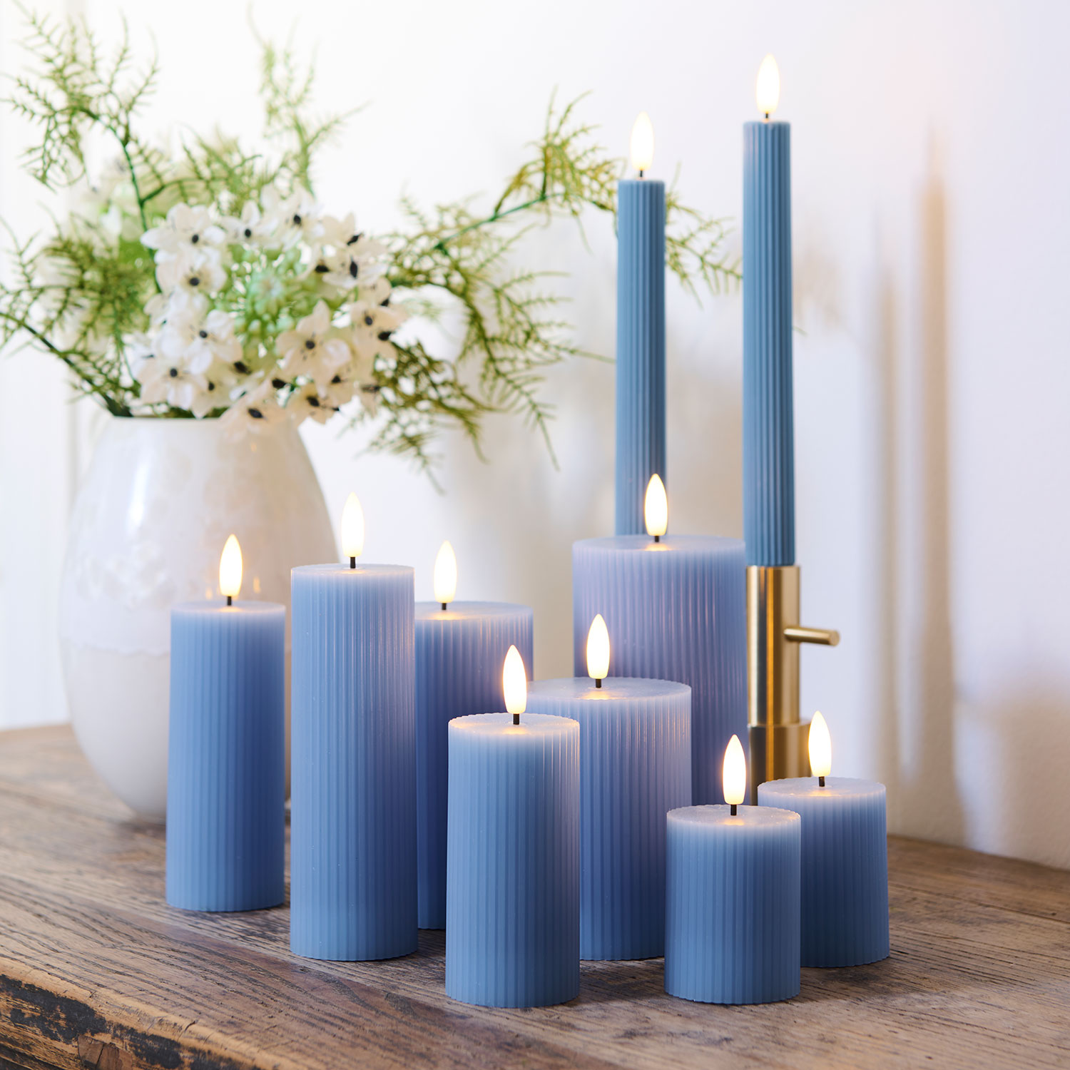 Smilla Rechargeable 3 pcs. Set, blue