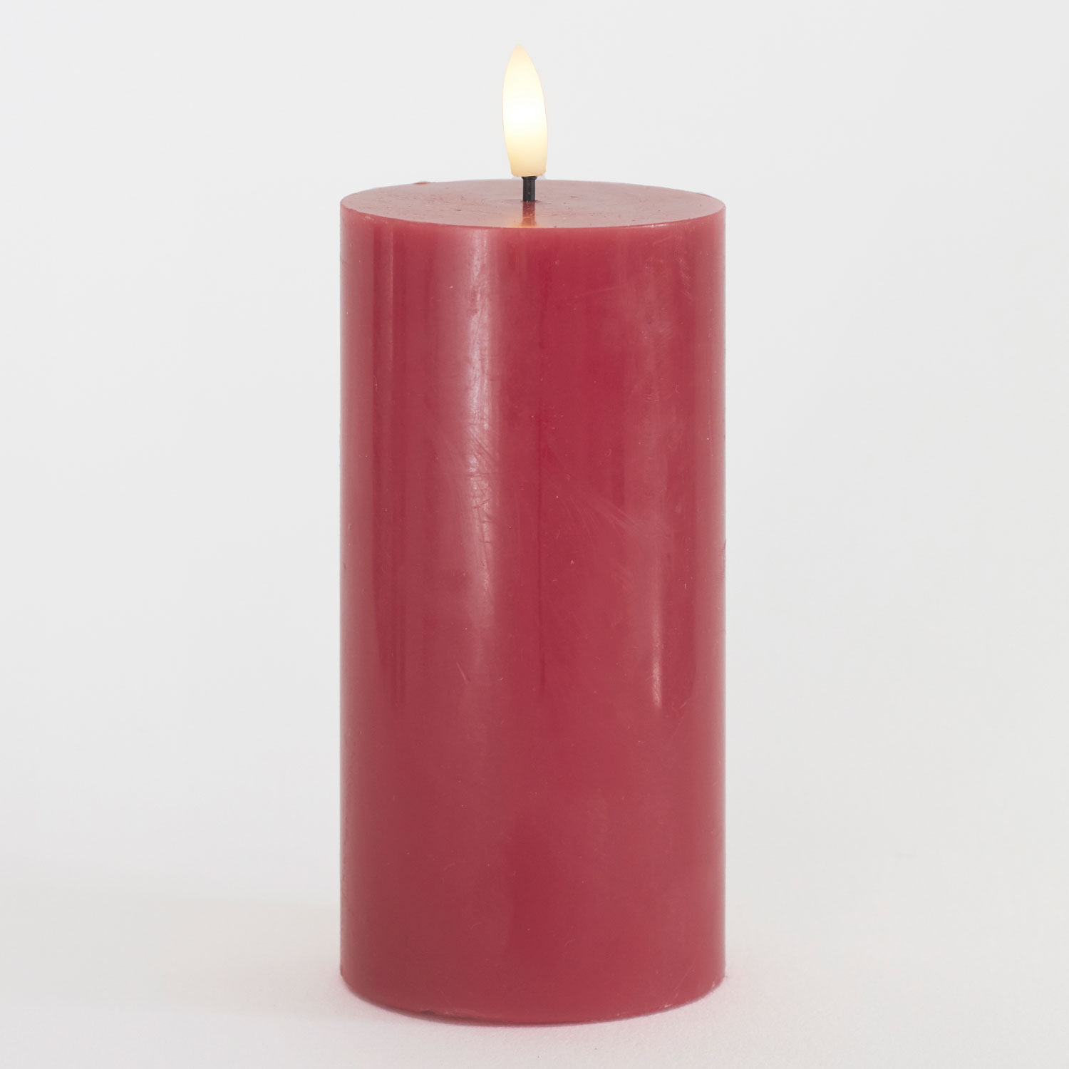 Sille Pillar Ø7.5 x 15cm, Rose Plum