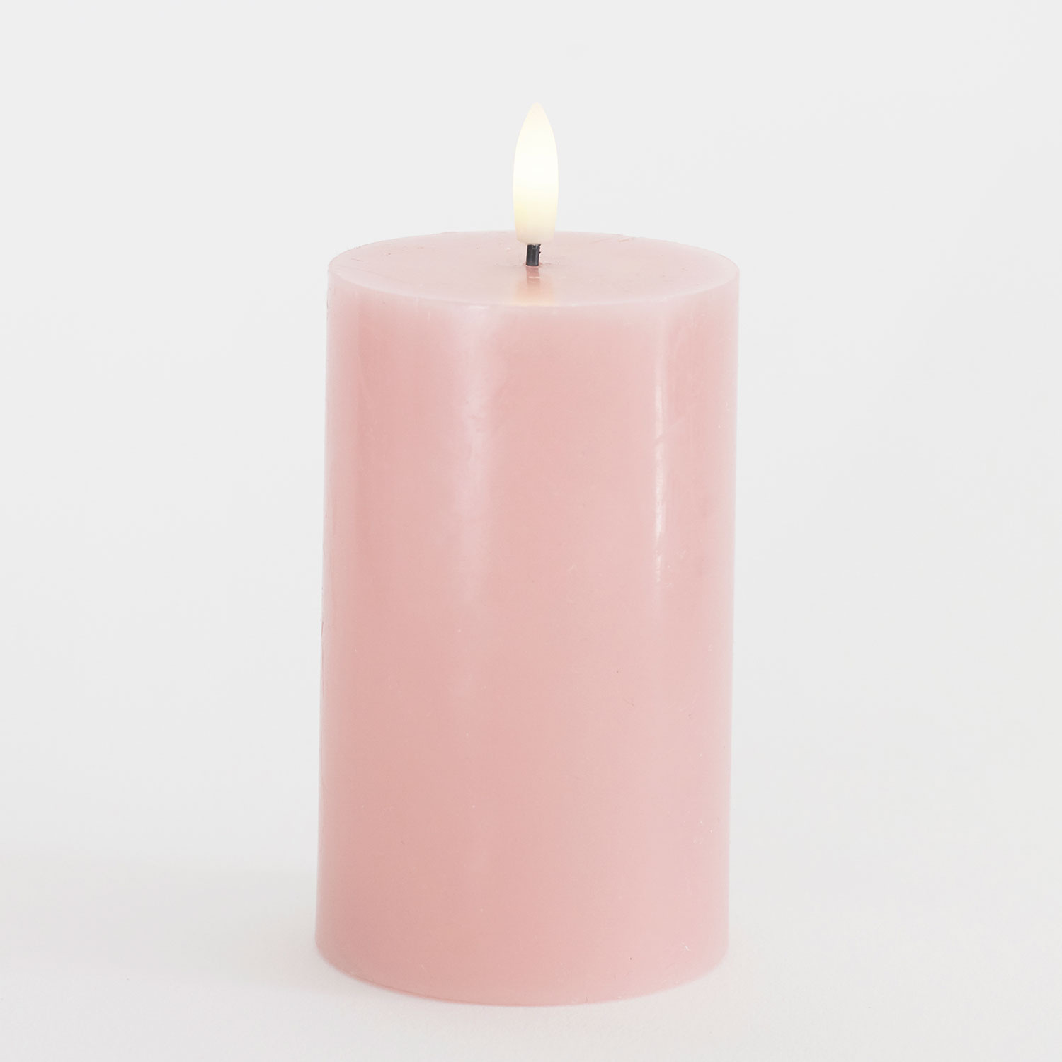 Sille Pillar Ø7.5 x 12.5cm, Light Pink