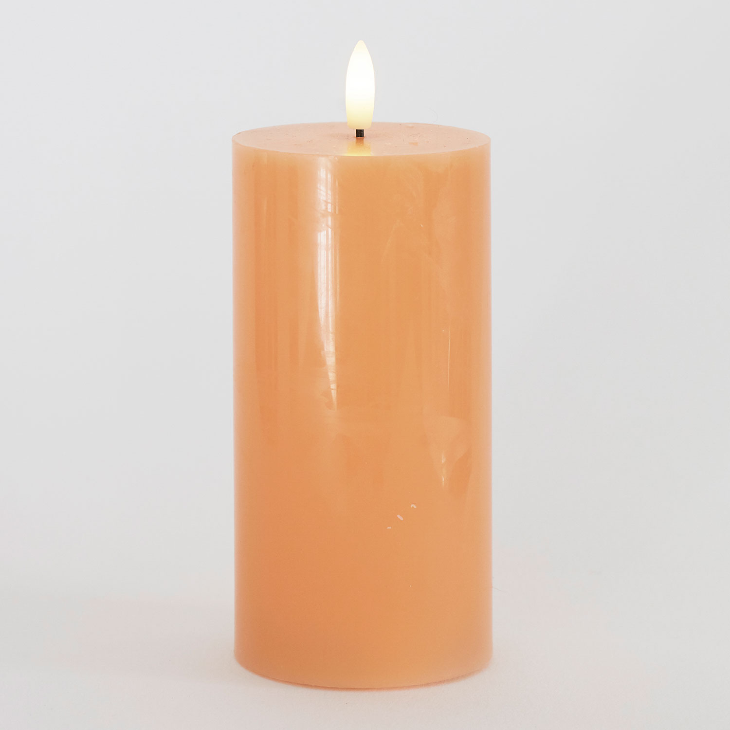 Sille Pillar Ø7.5 x 15cm, Peach