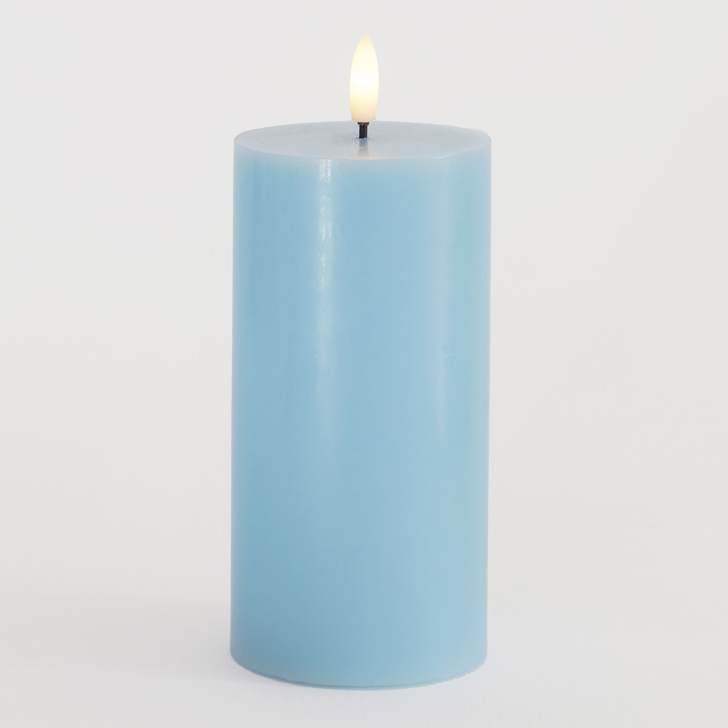 Sille Pillar Ø7.5 x 15cm, Blue Sky