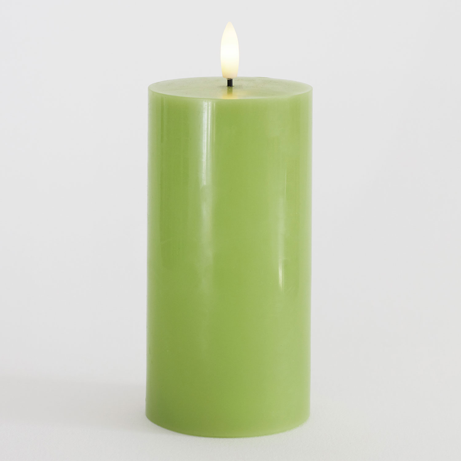 Sille Pillar Ø7.5 x 15cm, Spring Green