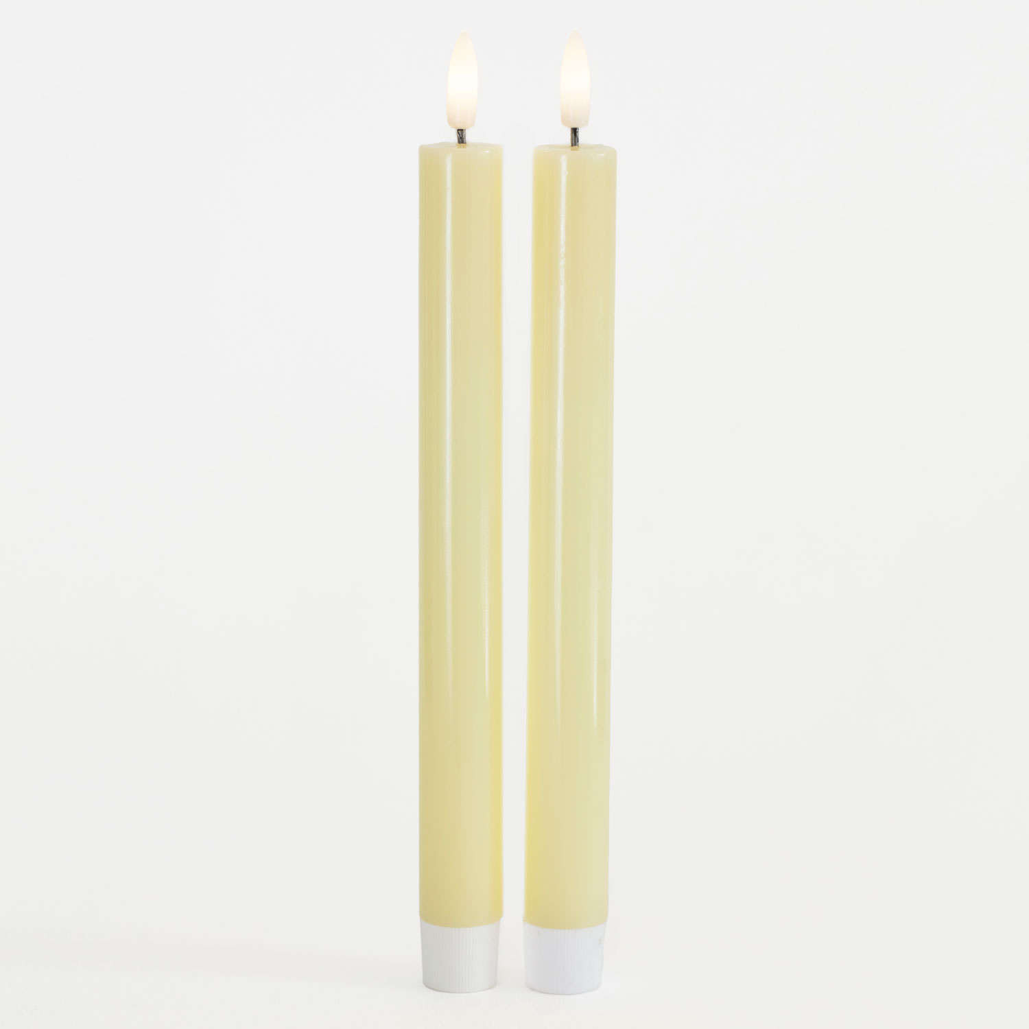 Sille Taper 2 pcs, Ø2 x 25cm, Pale Yellow