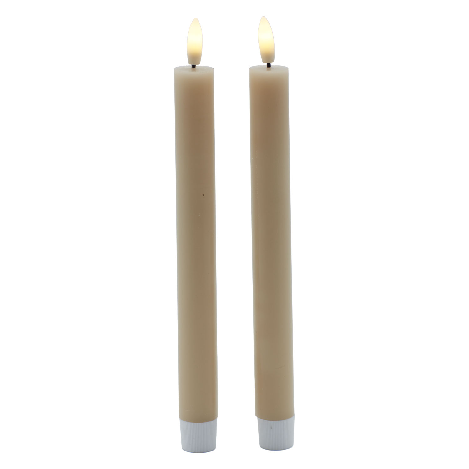 Sille Taper 2 pcs, Ø2 x 25cm, Light Caramel