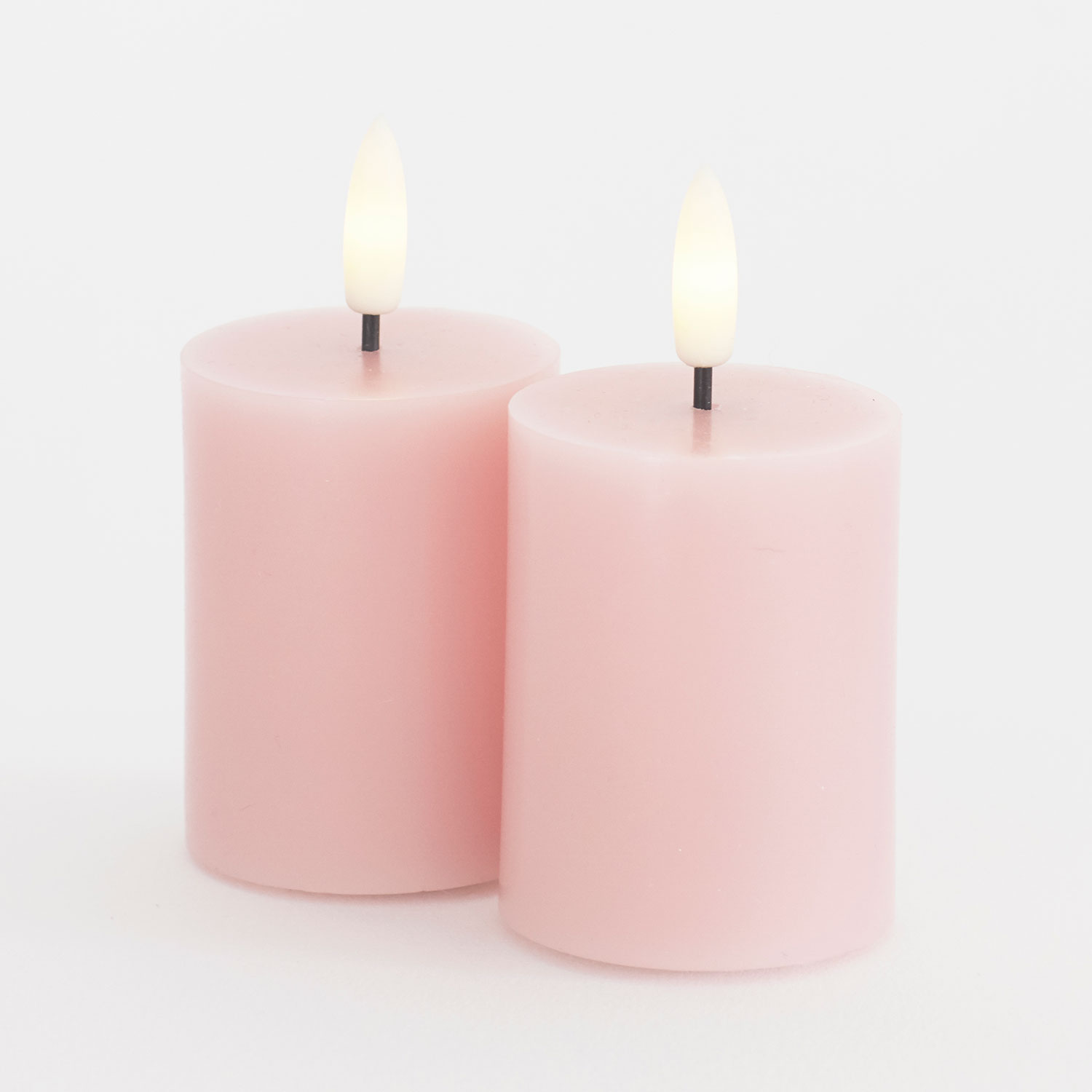 Sille Mini 2 pcs, Ø5 x 6.5cm, Light Pink