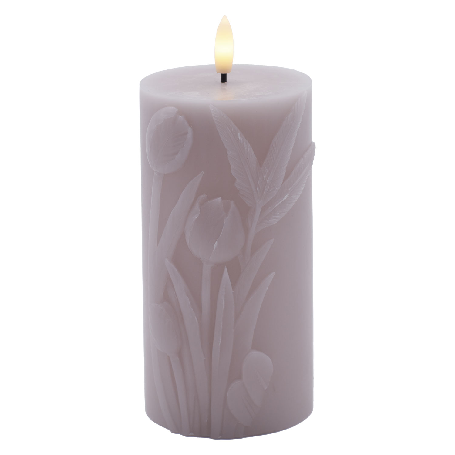 Tulisa Pillar Ø7.8 x 15cm, Mauve Pink