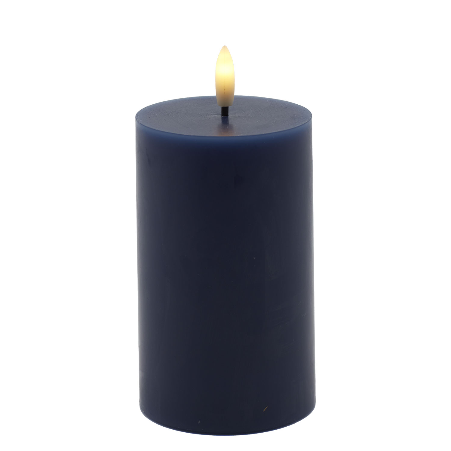 Sille Pillar Ø7.5 x 12.5cm, Deep Ocean