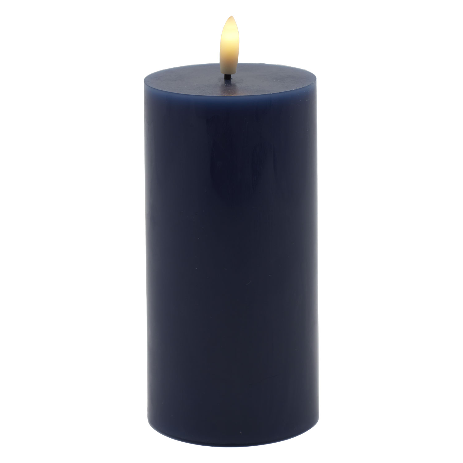 Sille Pillar Ø7.5 x 15cm, Deep Ocean