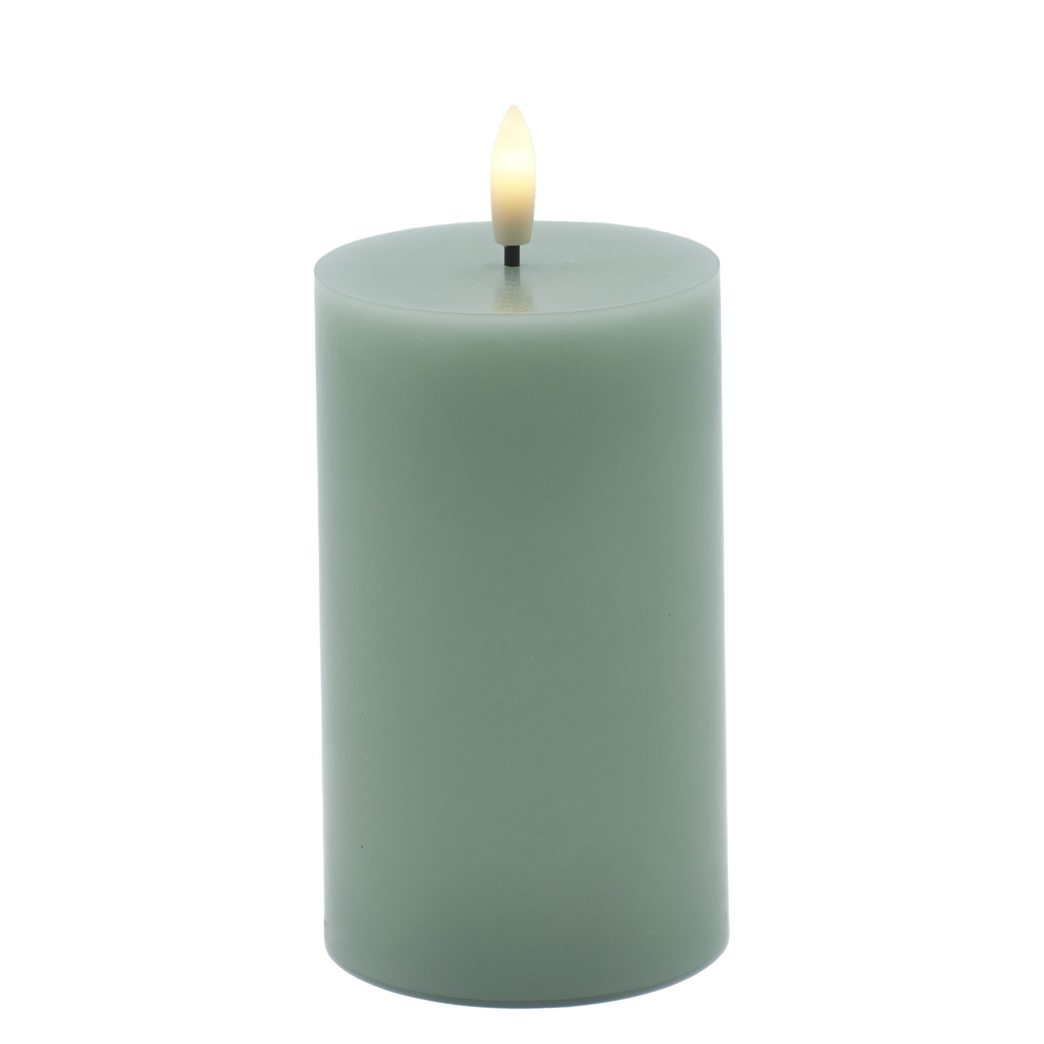 Sille Pillar Ø7.5 x 12.5cm, Sandy Green