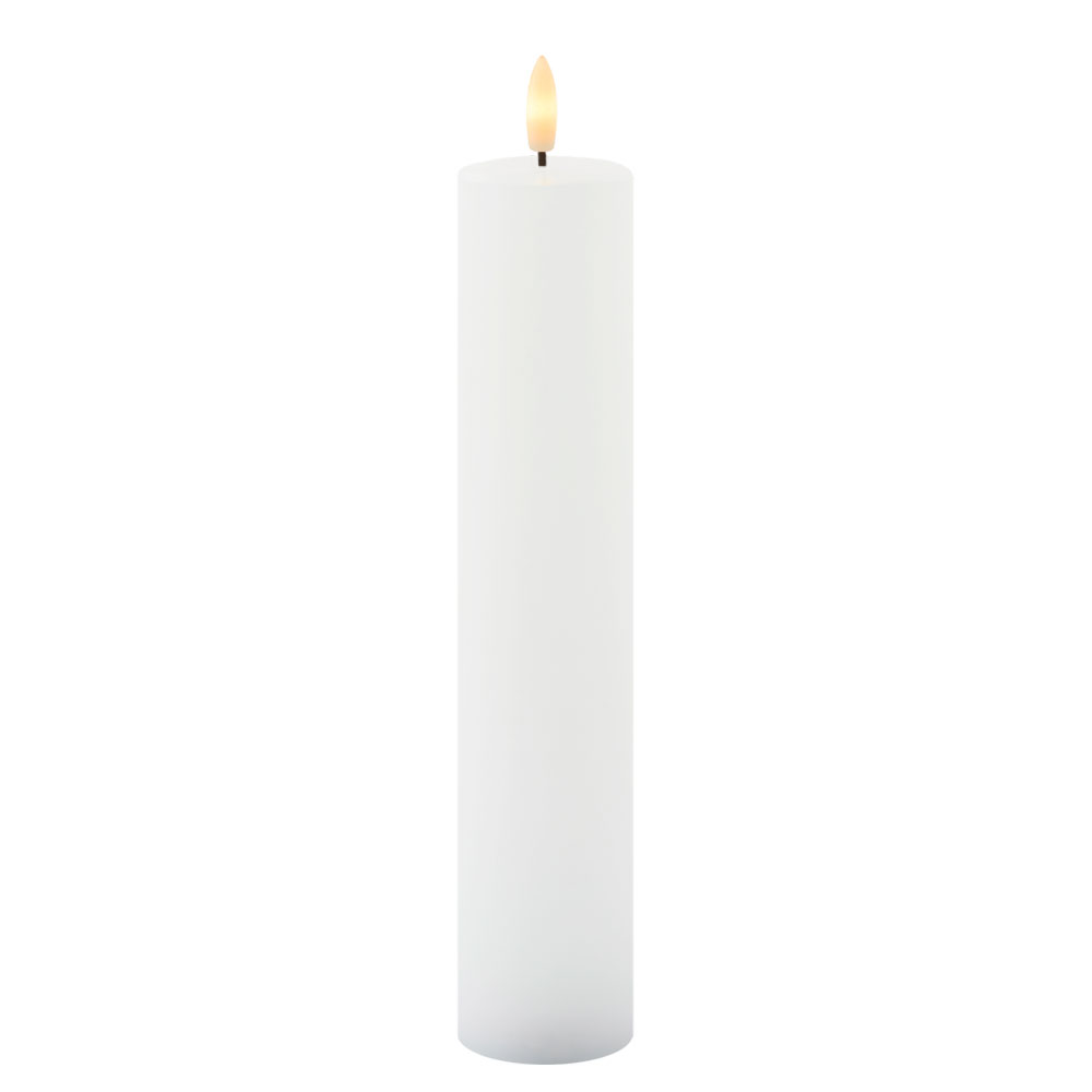 Sille Pillar Ø5 x 25cm, White