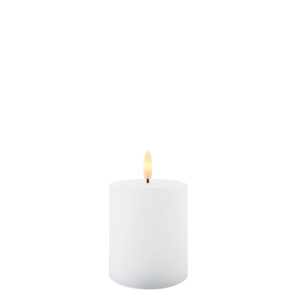 Sille Pillar Ø7,5 x 10cm, White