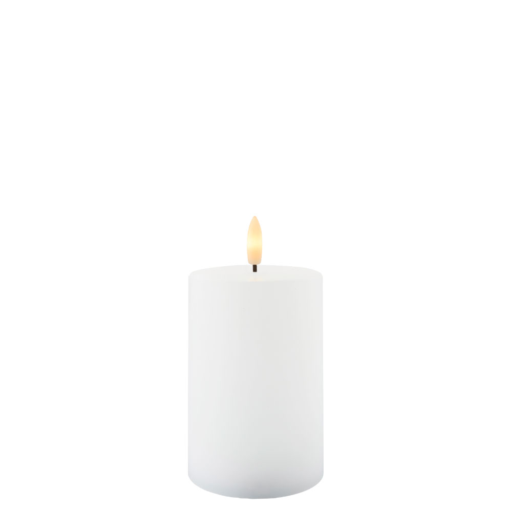 Sille Pillar Ø7.5 x 12,5cm, White