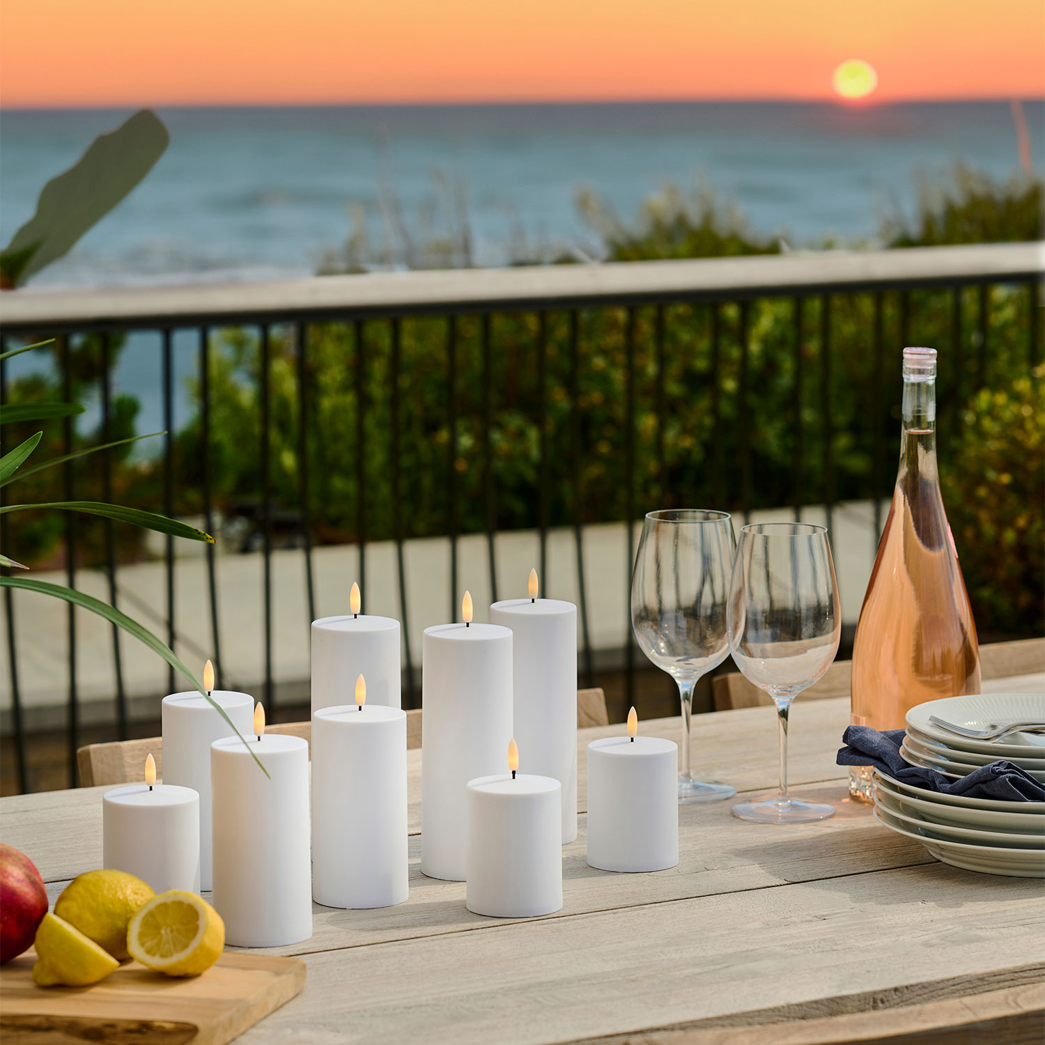 Sille Solar Ø7.5 x 10cm, White