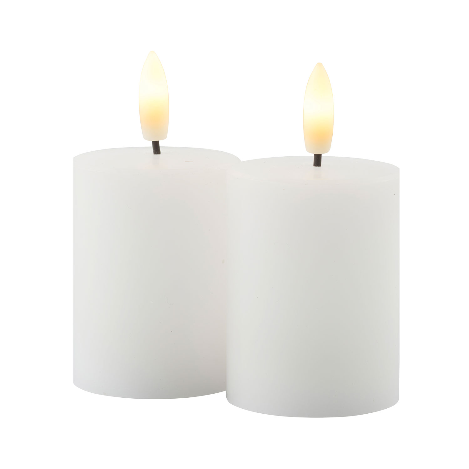 Sille Mini 2 pcs, Ø5 x 6.5cm, White