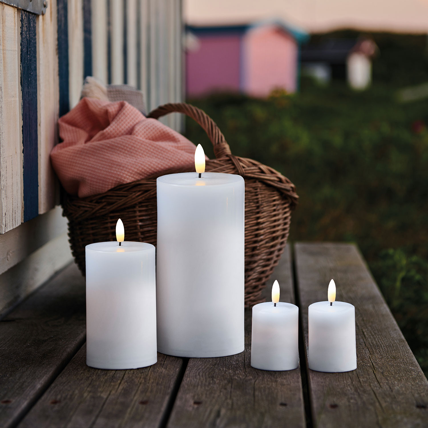 Sille Outdoor Ø7.5 x 12.5 cm, White