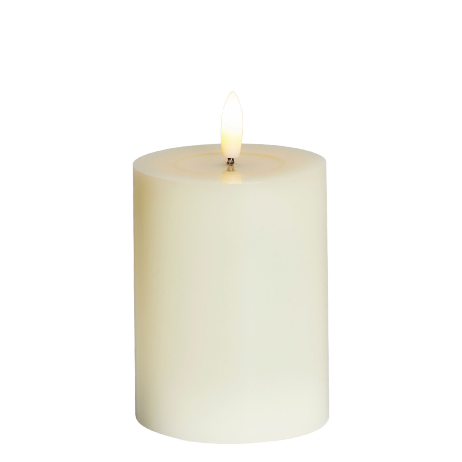 Sille Lacquer Pillar - Ø7.5 x 10cm, Ivory