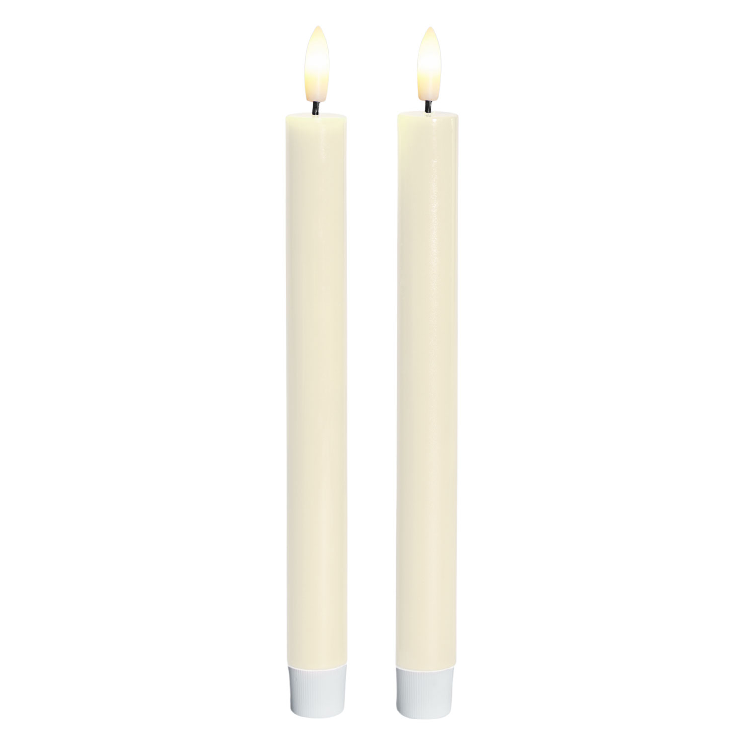 Sille Lacquer Taper 2 pcs - 20cm, Ivory