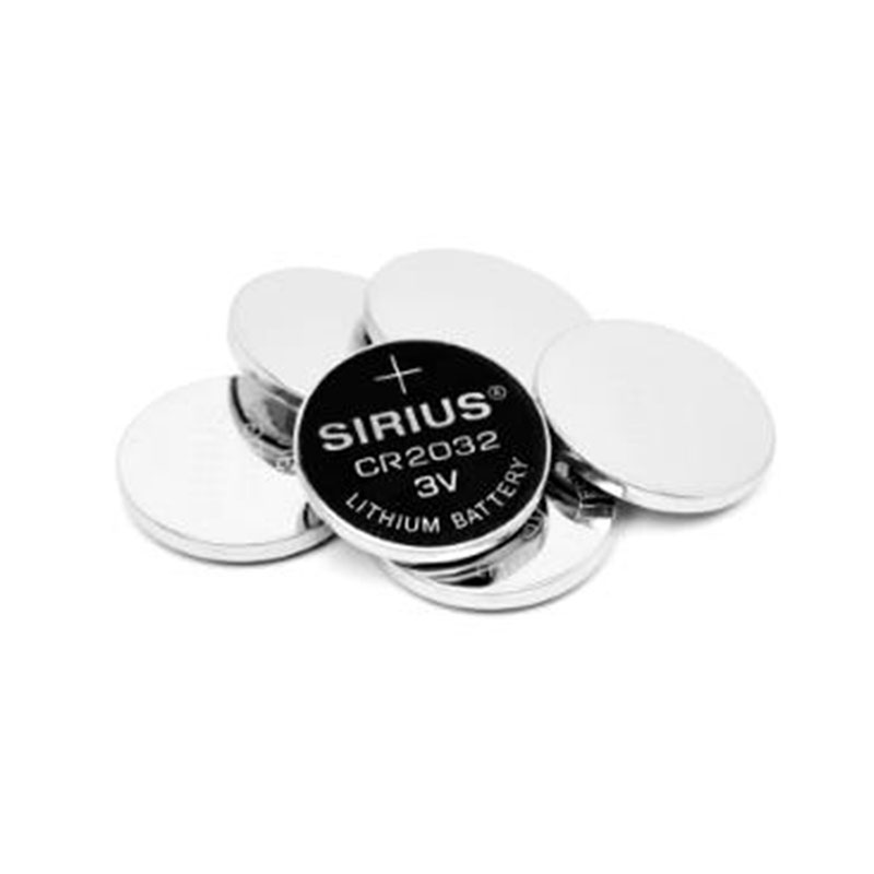 Sirius CR2032 3V Coin Cell Batteries, 6 pcs
