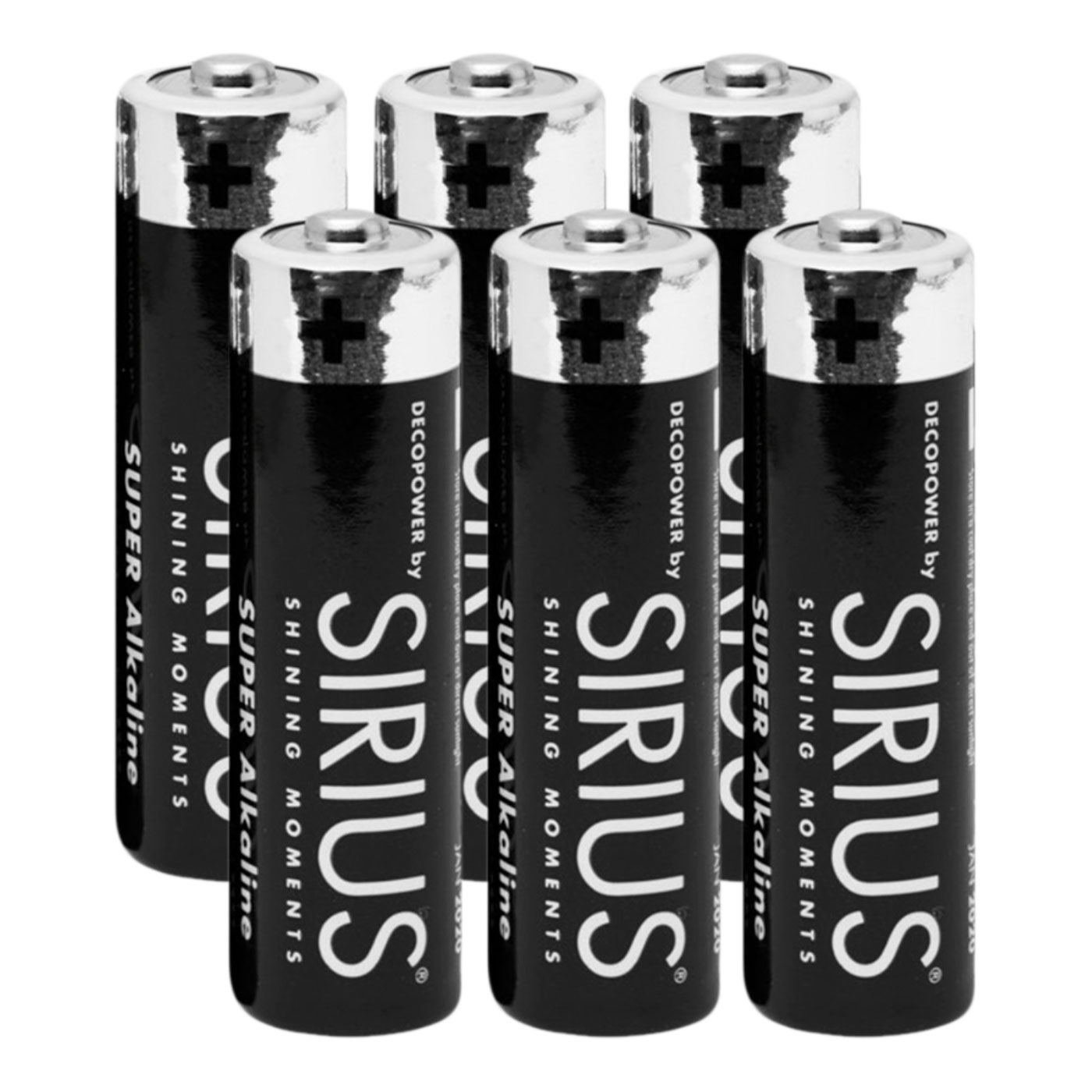 Sirius AA batteries, 6 pcs